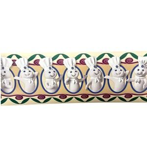 The Pillsbury Company Vintage 1999 Doughboy Wallpaper Border 6 plus Rolls